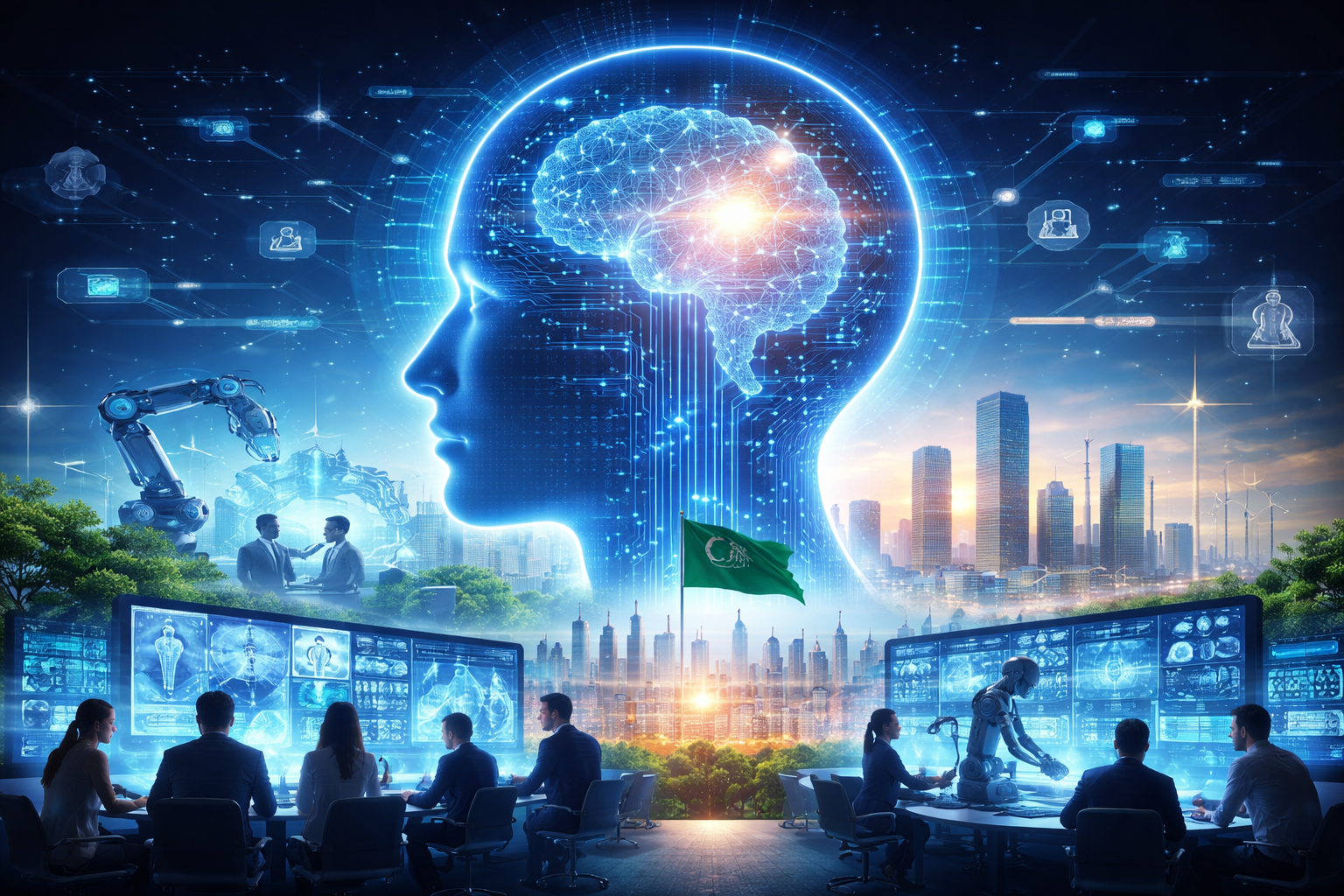 دور الذكاء الاصطناعي في خدمة الوطن وبناء مستقبل رقمي متقدم